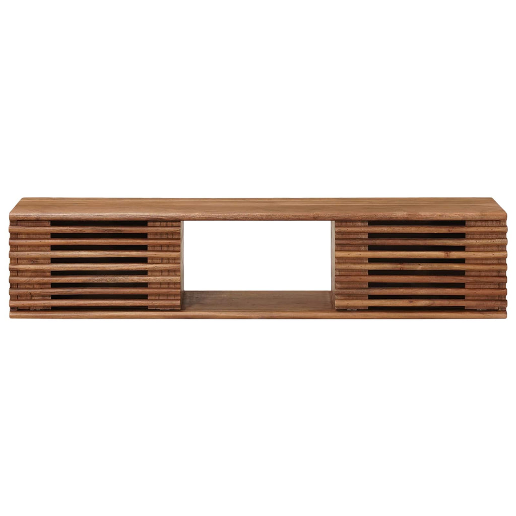 Mueble de TV con almacenamiento Natural 105 x 30 x 22,5 cm