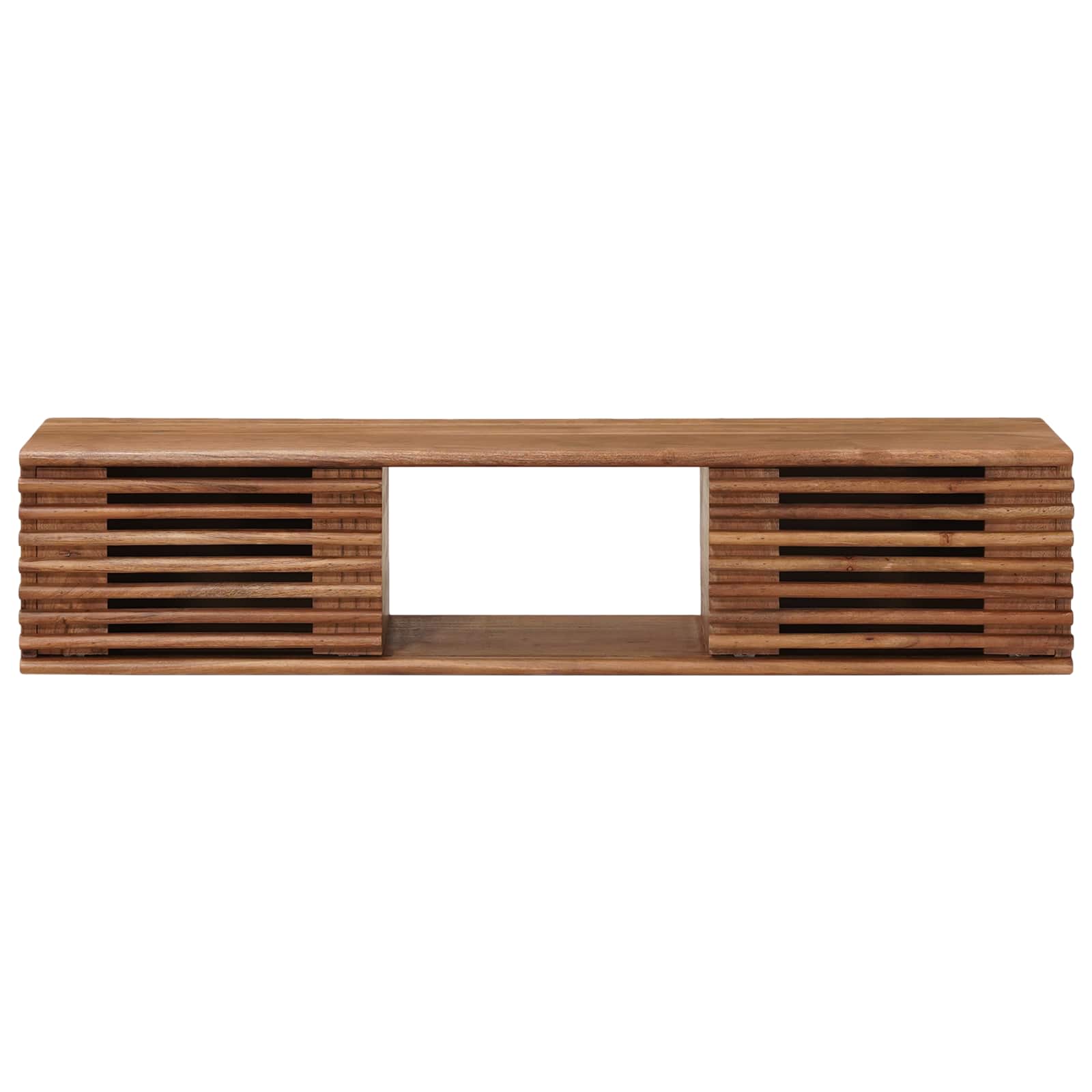 Mueble de TV con almacenamiento Natural 105 x 30 x 22,5 cm