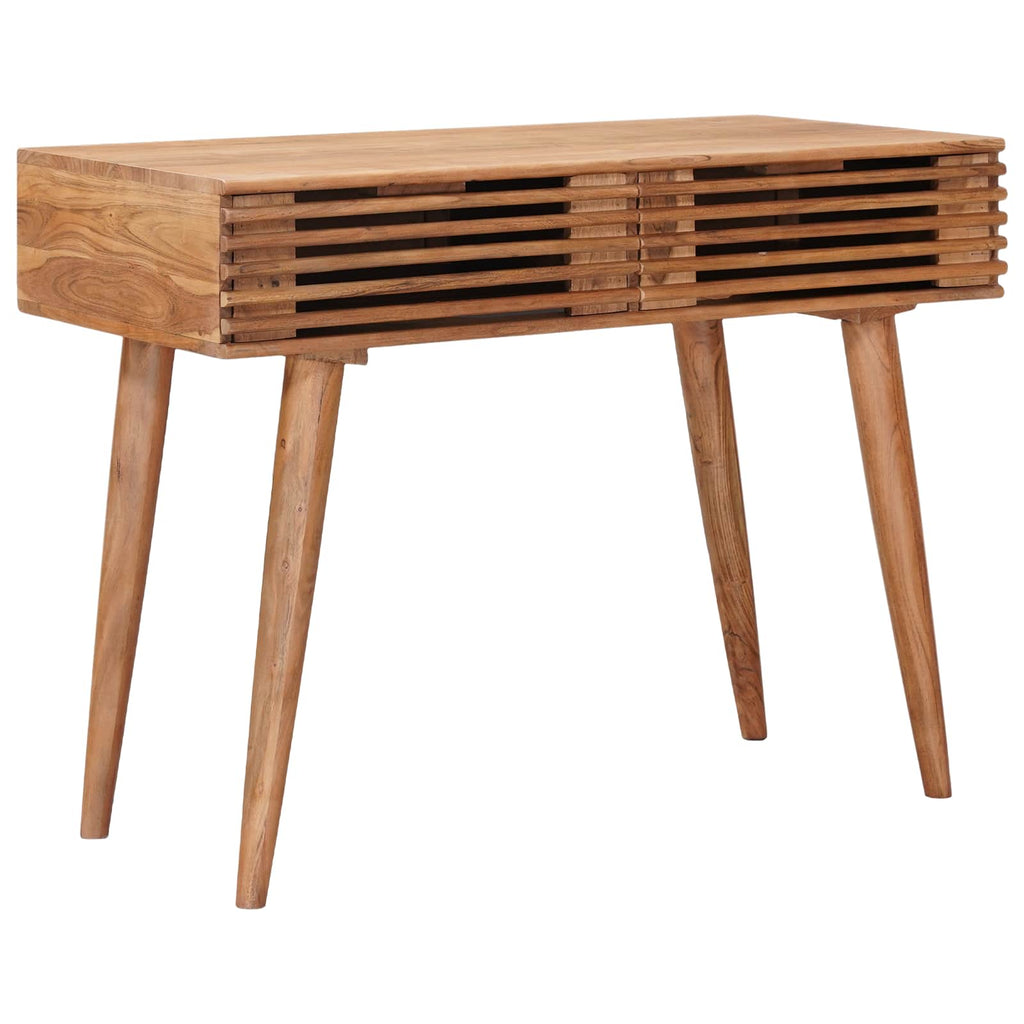 Escritorio Hecho a Mano Madera Teak Marrón