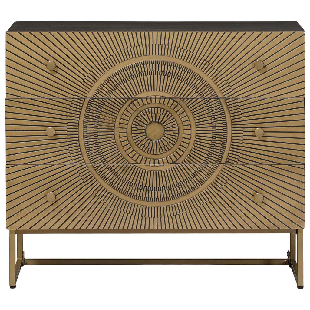 Cajonera con cajón Latón 75 x 30 x 65 cm