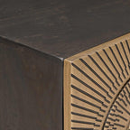 Mueble de TV con cajón con estante Latón 105 x 30 x 50 cm
