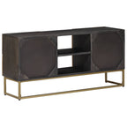 Mueble de TV con cajón con estante Latón 105 x 30 x 50 cm