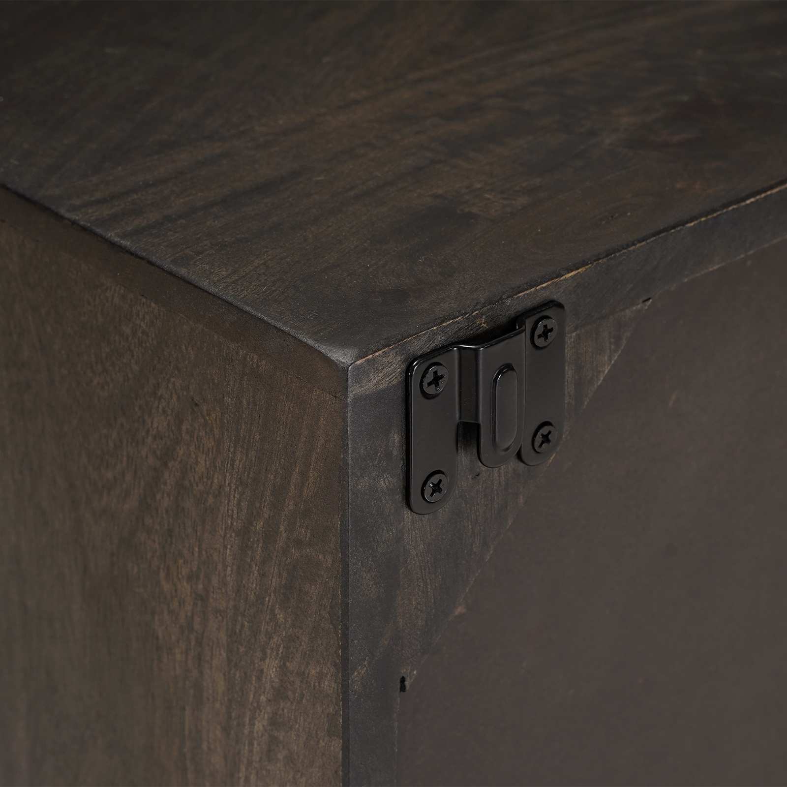 Mueble de TV con estante con puerta Latón 105 x 30 x 35 cm