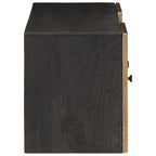 Mueble de TV con estante con puerta Latón 105 x 30 x 35 cm