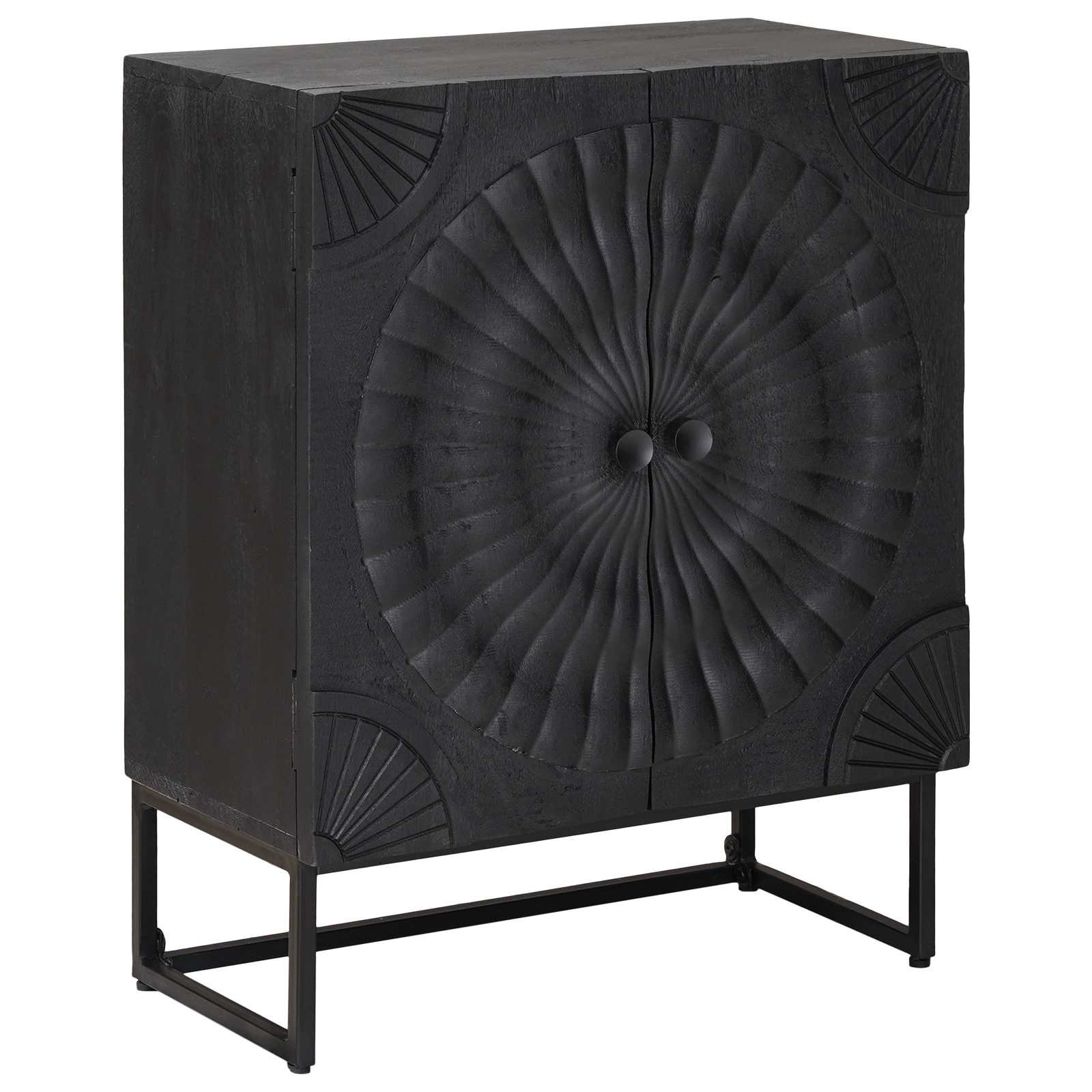 Aparador Negro 55 x 30 x 70 cm