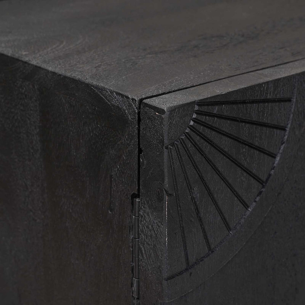 Aparador Negro 105 x 30 x 68 cm