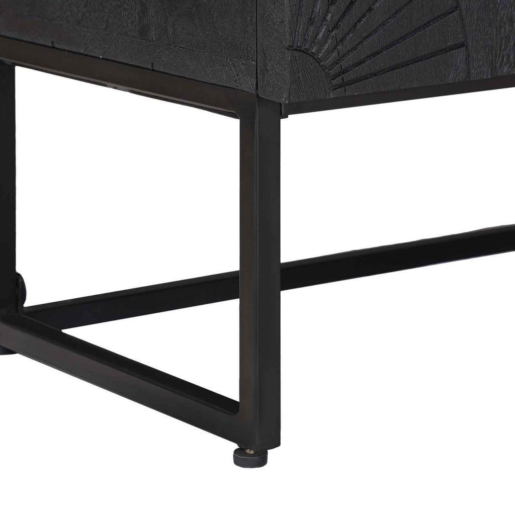 Aparador Negro 105 x 30 x 68 cm