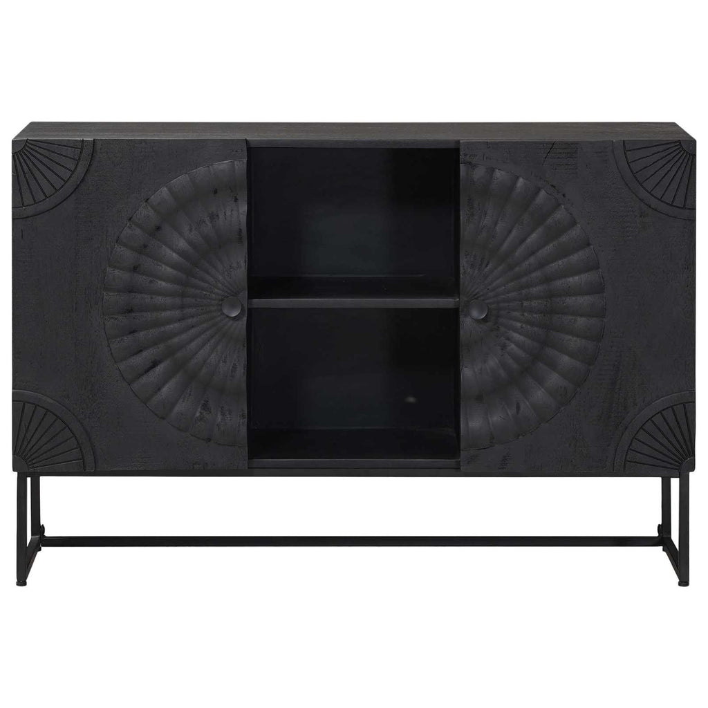 Aparador Negro 105 x 30 x 68 cm