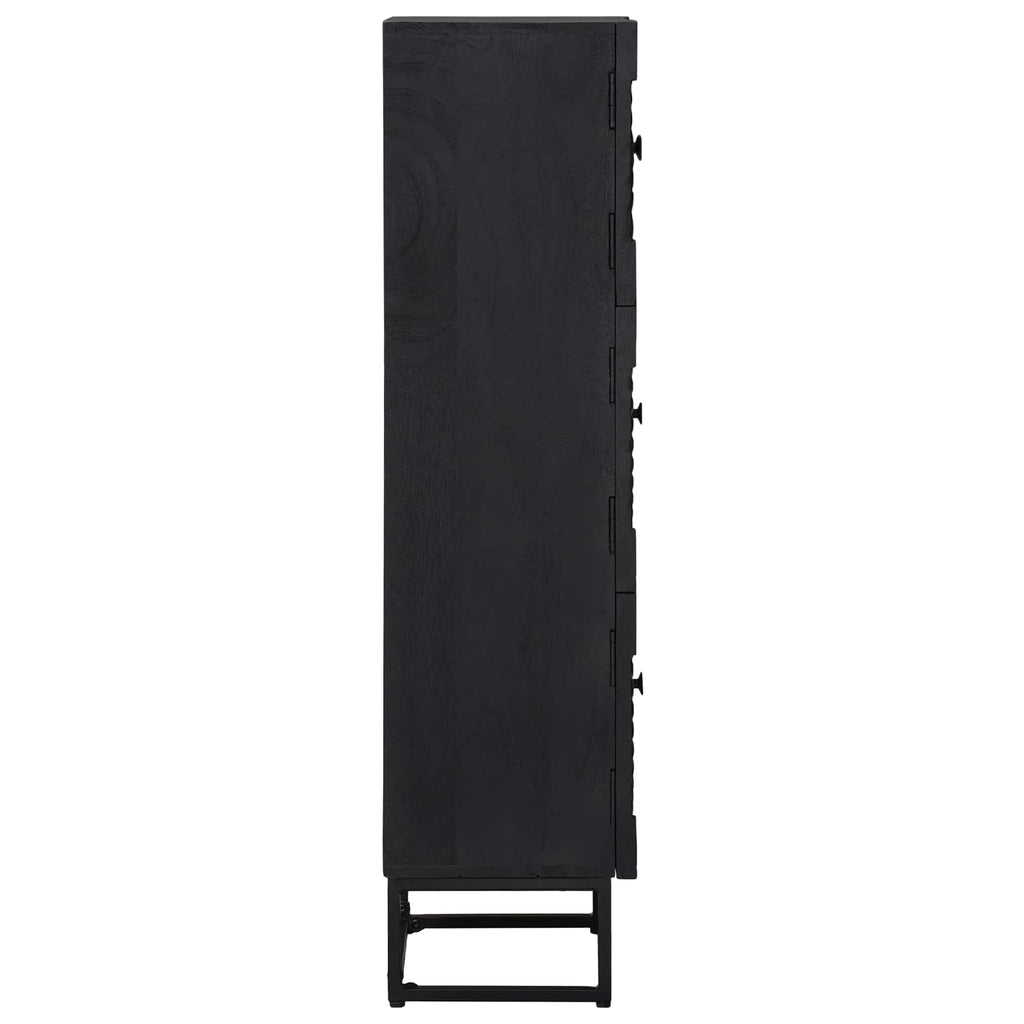 Aparador alto Negro 35 x 30 x 120 cm