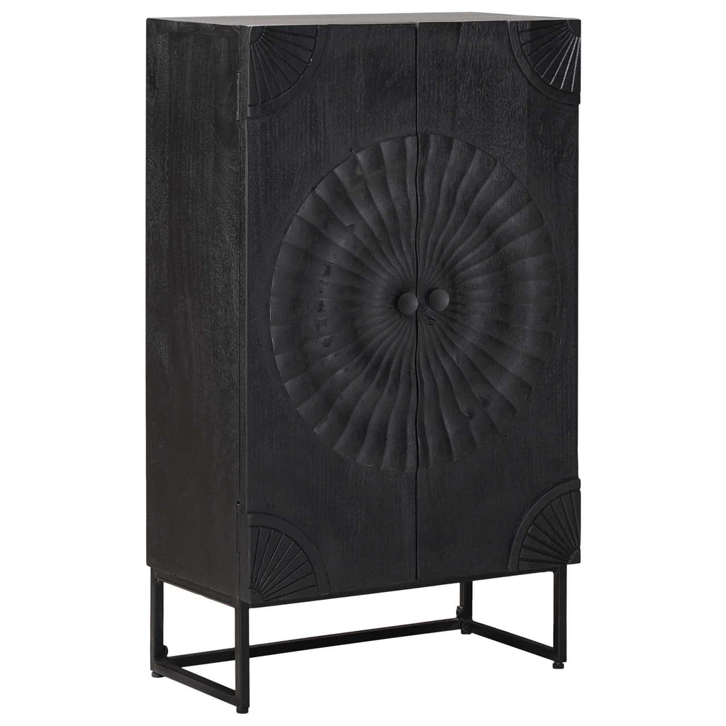 Aparador alto Negro 55 x 30 x 95 cm