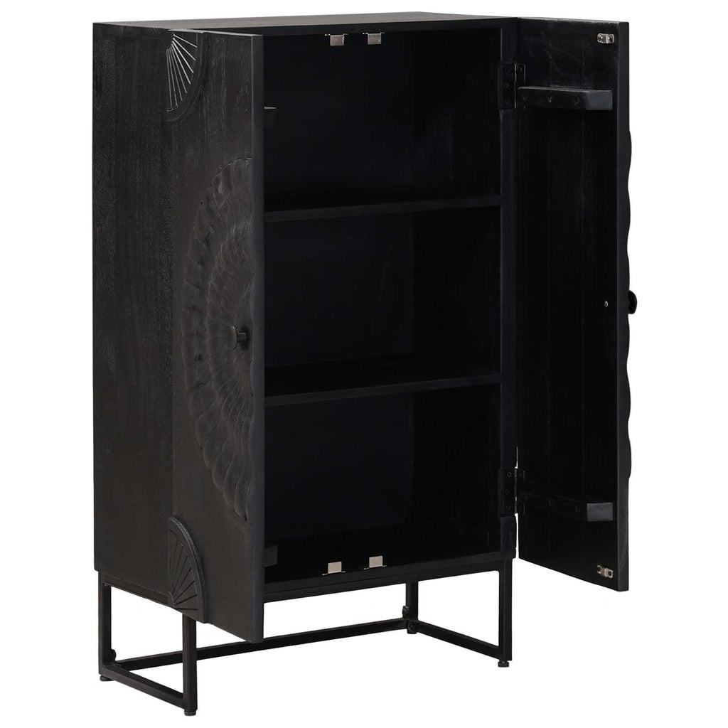 Aparador alto Negro 55 x 30 x 95 cm