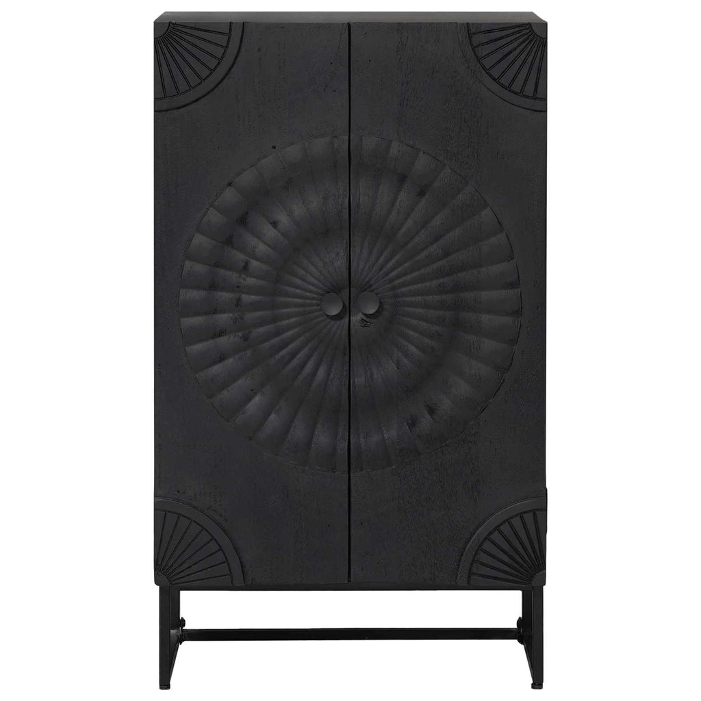 Aparador alto Negro 55 x 30 x 95 cm