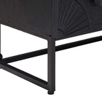 Cajonera con cajón Negro 75 x 30 x 65 cm