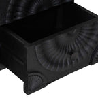 Mueble de TV con cajón con estante Negro 105 x 30 x 54 cm