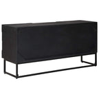 Mueble de TV con cajón con estante Negro 105 x 30 x 54 cm