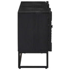 Mueble de TV con cajón con estante Negro 105 x 30 x 54 cm