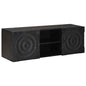 TV cabinet with door shelf Black 105 x 30 x 35 cm