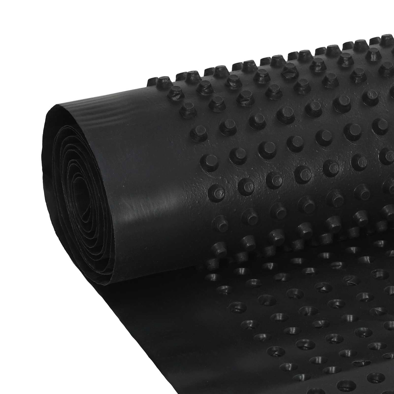 Hoja de Drenaje Acanalada 2 pcs Negro 0,5 x 20 m HDPE