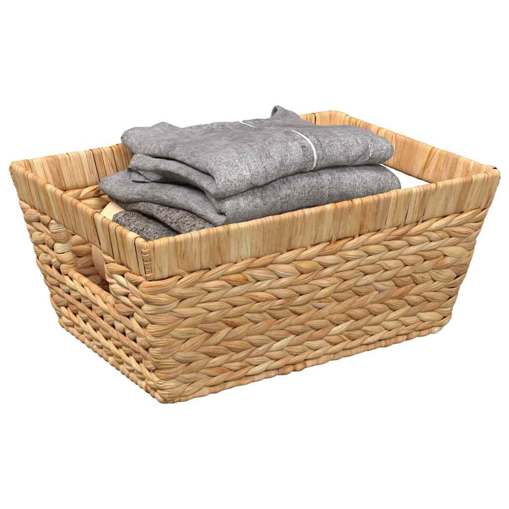 Cestas de Almacenamiento 2 pcs Natural 38 x 28 x 15 cm