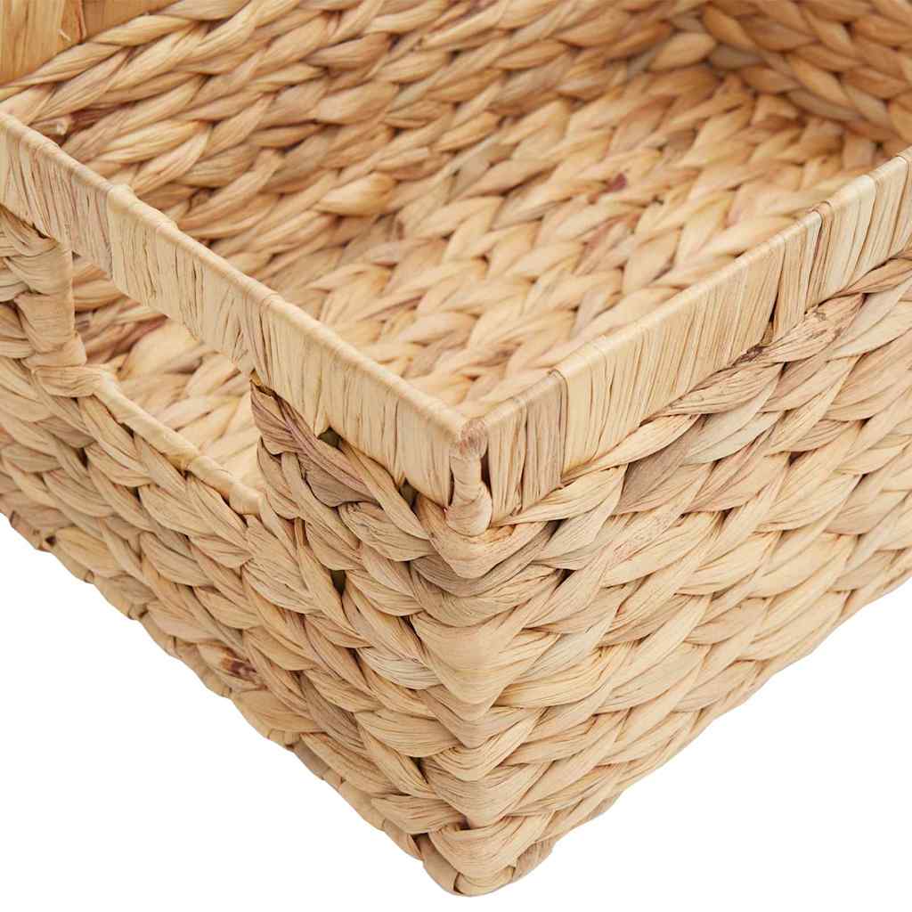 Cestas de Almacenamiento 3 pcs Natural Jacinto de agua