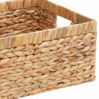 Cestas de Almacenamiento 3 pcs Natural Jacinto de agua