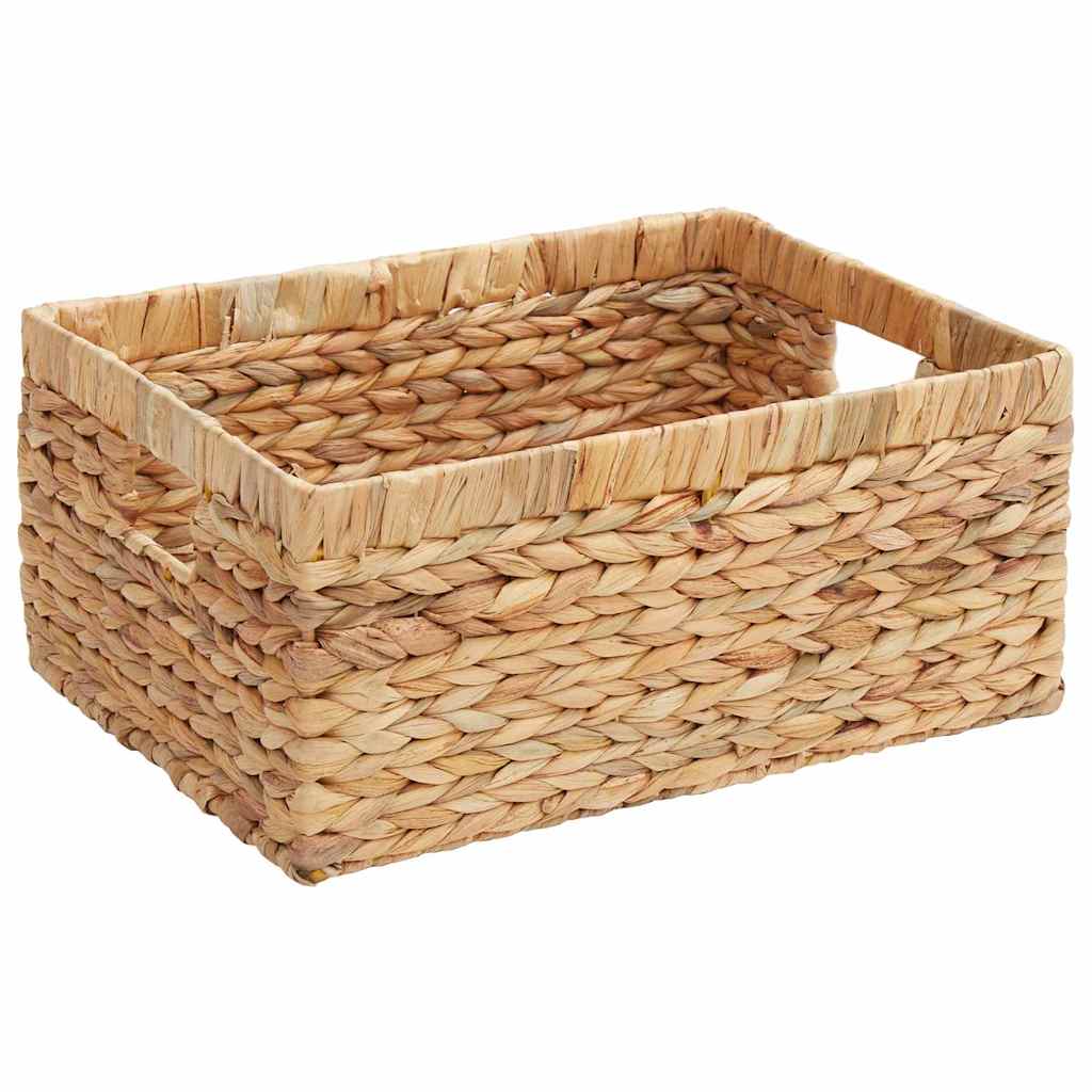 Cestas de Almacenamiento 3 pcs Natural Jacinto de agua