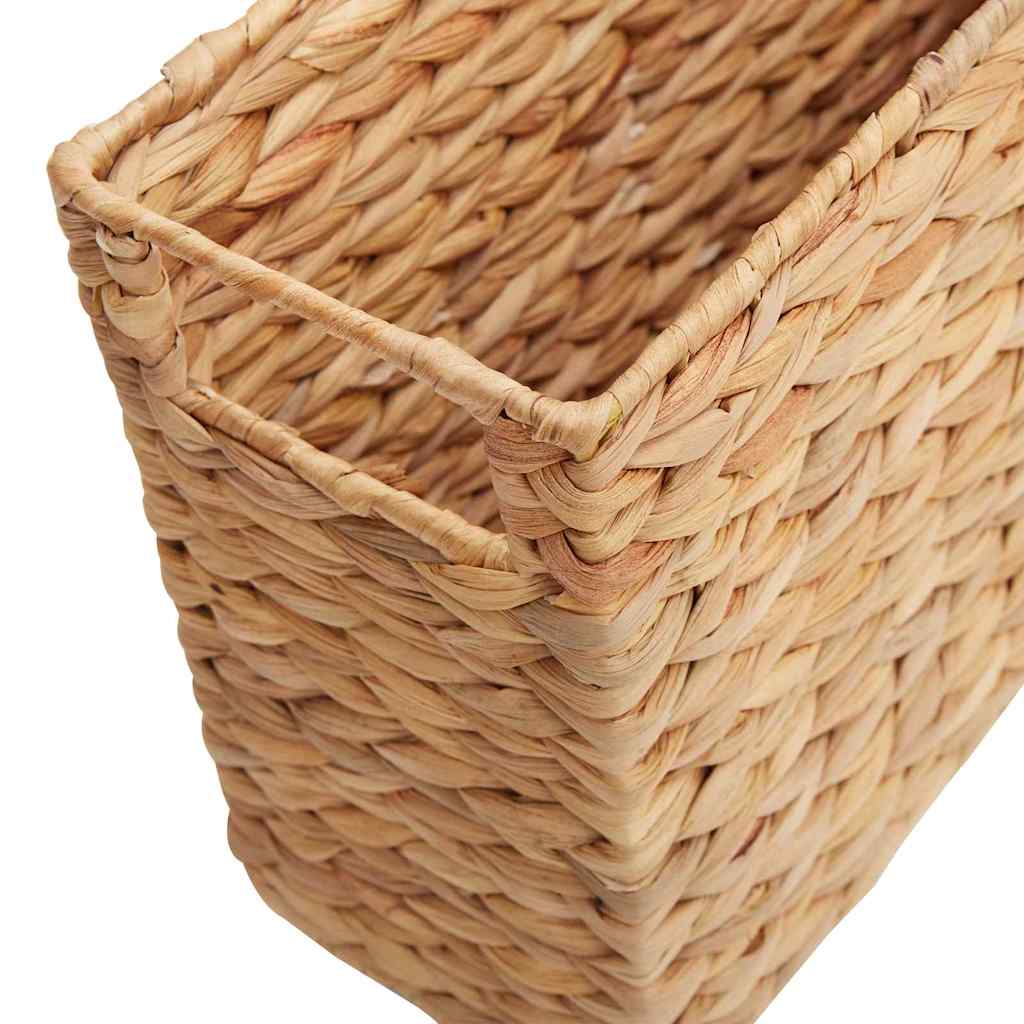 Cestas de Revistas 2 pcs Natural 39 x 14 x 25 cm