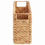 Cestas de Revistas 2 pcs Natural 39 x 14 x 25 cm
