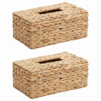 Fundas para Cajas de Tejido 2 pcs Jacinto de agua Natural