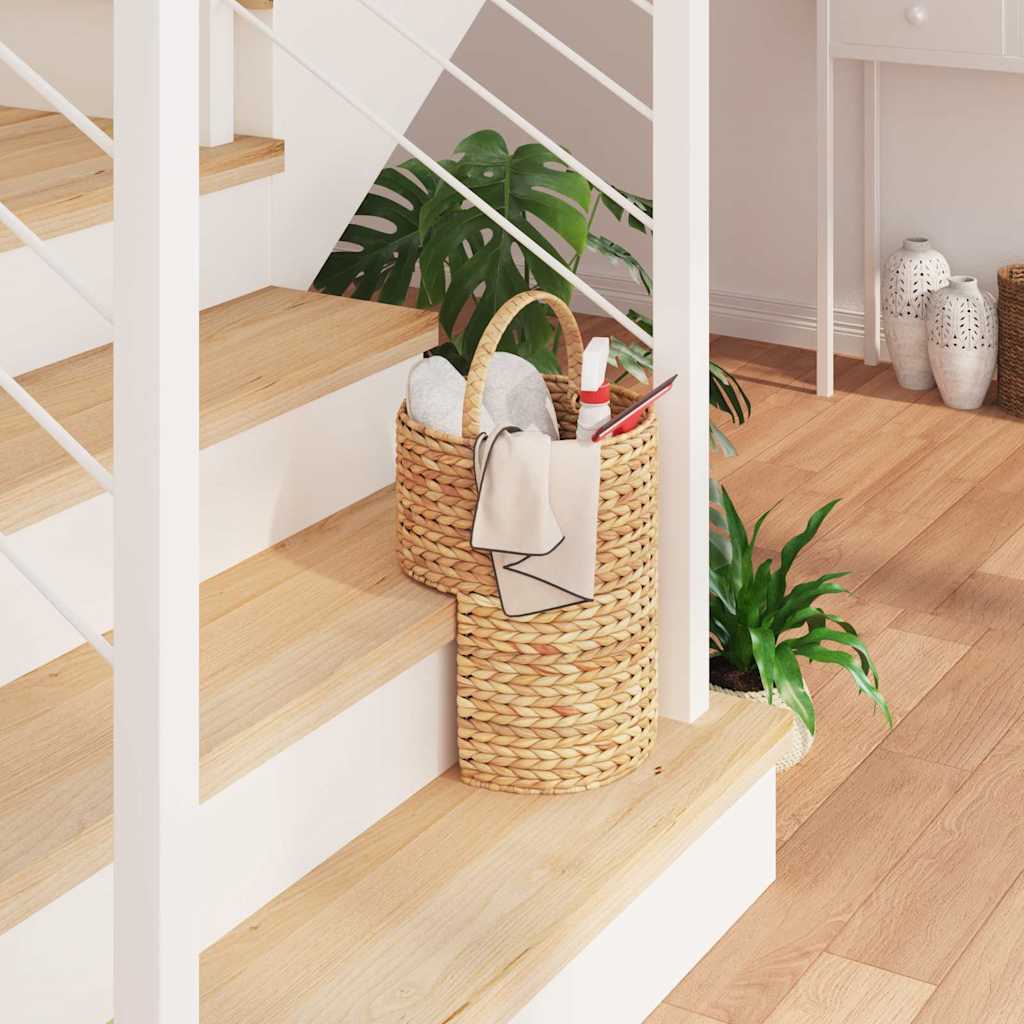 Cesta de escalera Natural 28 x 26 x 47 cm Jacinto de agua
