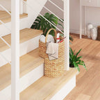 Cesta de escalera Natural 28 x 26 x 47 cm Jacinto de agua