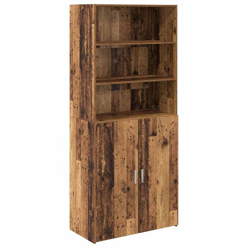 Old Wooden Pantry 80 x 42.5 x 185 cm Plywood