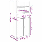 Alacena Madera Vieja 80 x 42,5 x 185 cm Madera contrachapada