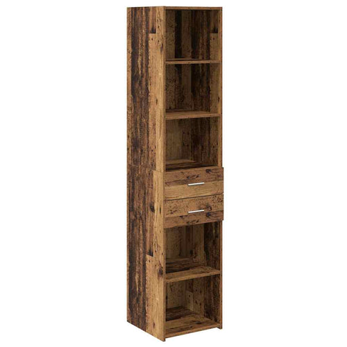 Old Wooden Cabinet 40 x 42.5 x 185 cm Plywood