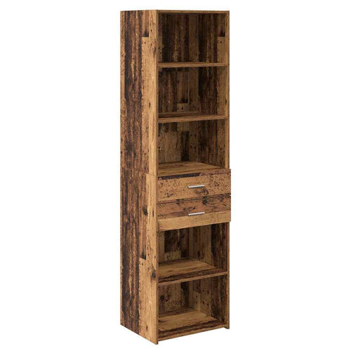 Old Wooden Cabinet 50 x 42.5 x 185 cm Plywood