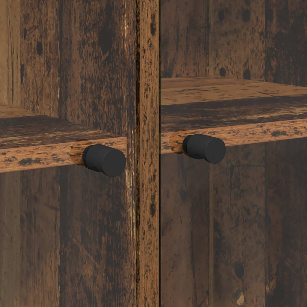 Alacena 2 pcs Madera Vieja 68 x 37 x 142 cm