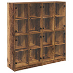 Alacena 2 pcs Madera Vieja 68 x 37 x 142 cm