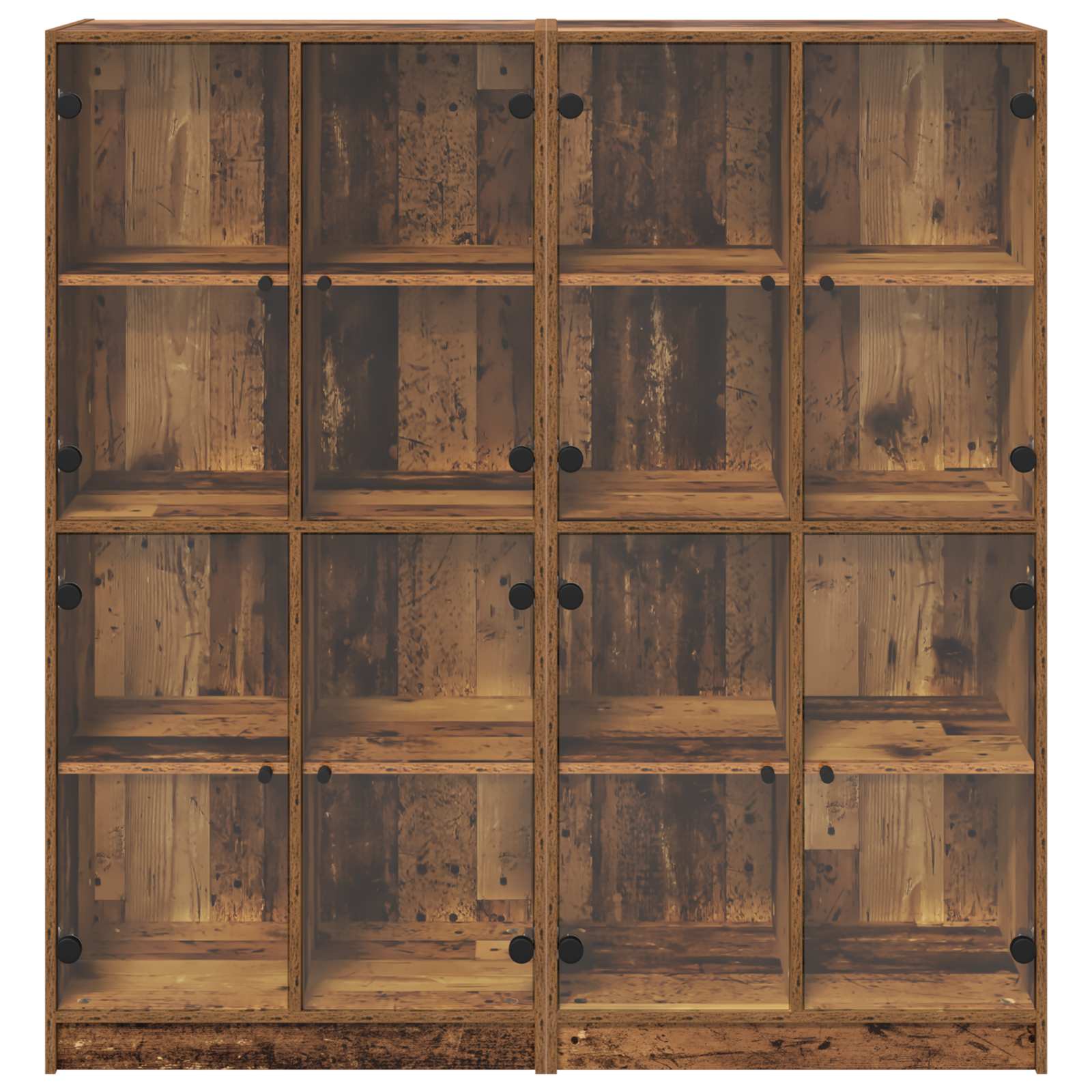 Alacena 2 pcs Madera Vieja 68 x 37 x 142 cm