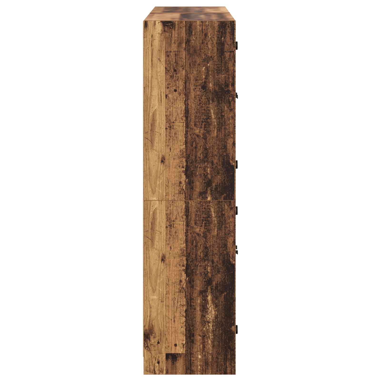 Alacena 2 pcs Madera Vieja 68 x 37 x 142 cm