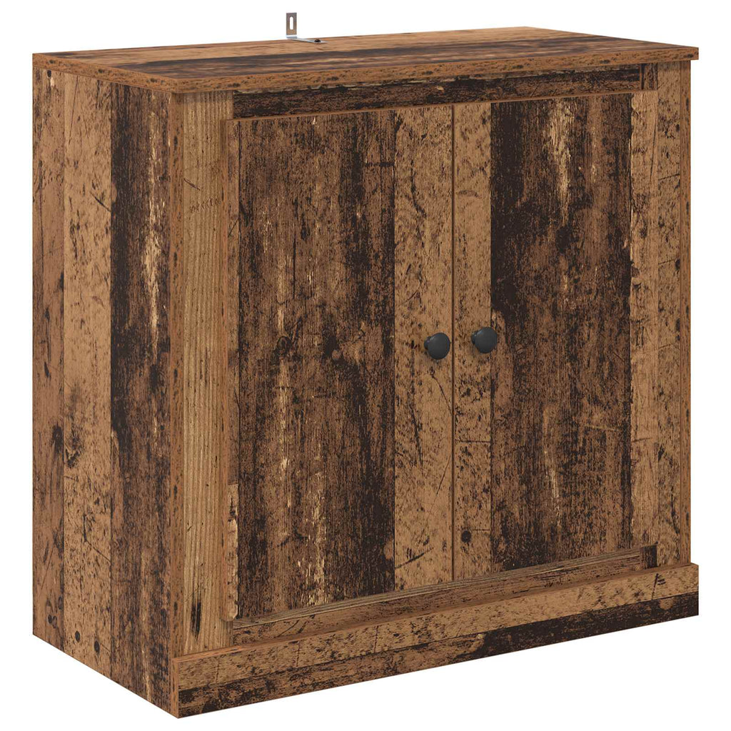 Tableros Lateral 3 pcs Madera envejecida 210 x 35,5 x 67,5 cm