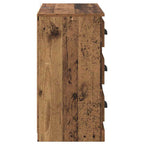 Tableros Lateral 2 pcs Madera Vieja 70 x 35,5 x 67,5 cm