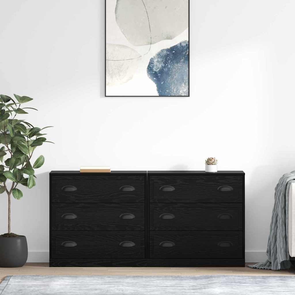 Sideboards 2 pcs Old Wood 70 x 35.5 x 67.5 cm