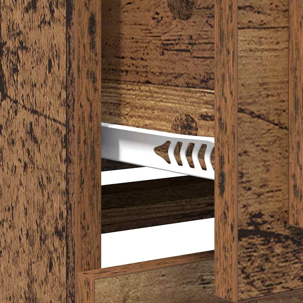 Tableros Lateral 2 pcs Madera Vieja 70 x 35,5 x 67,5 cm