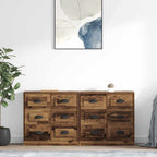 Tableros Lateral 2 pcs Madera Vieja 70 x 35,5 x 67,5 cm