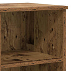 Aparador alto 3 pcs Madera envejecida Madera de ingeniería
