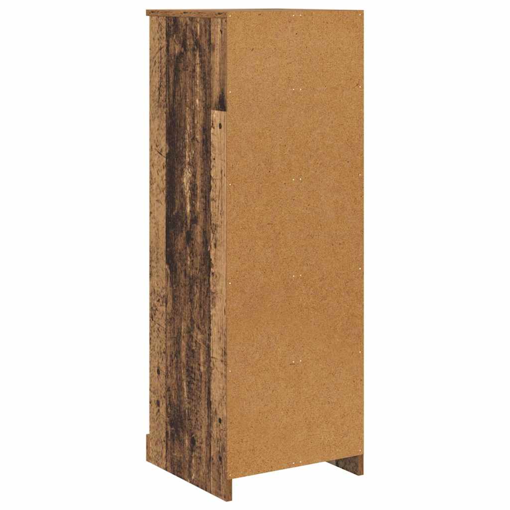 Aparador alto 3 pcs Madera envejecida Madera de ingeniería