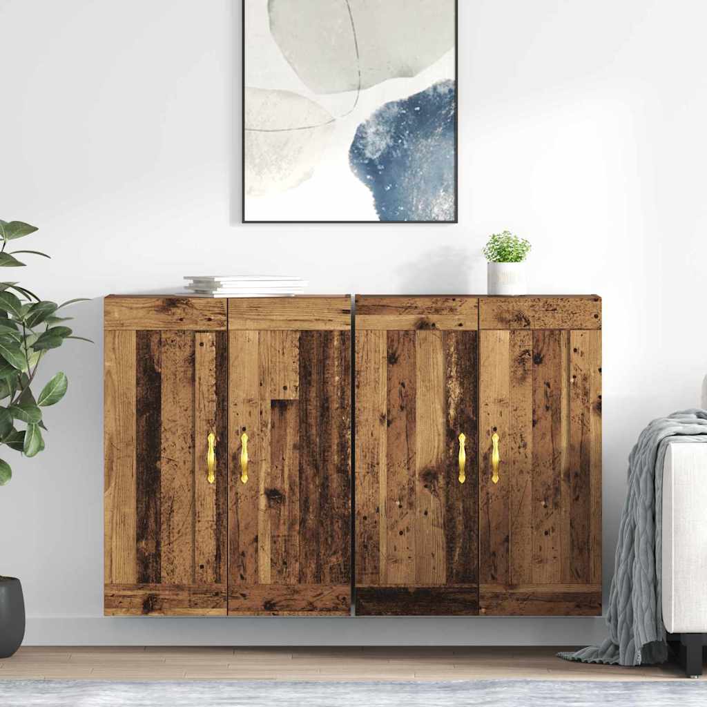 Armario de pared Madera Vieja 34,5 x 34 x 90 cm