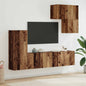 5-Piece TV Wall Unit Reclaimed Wood