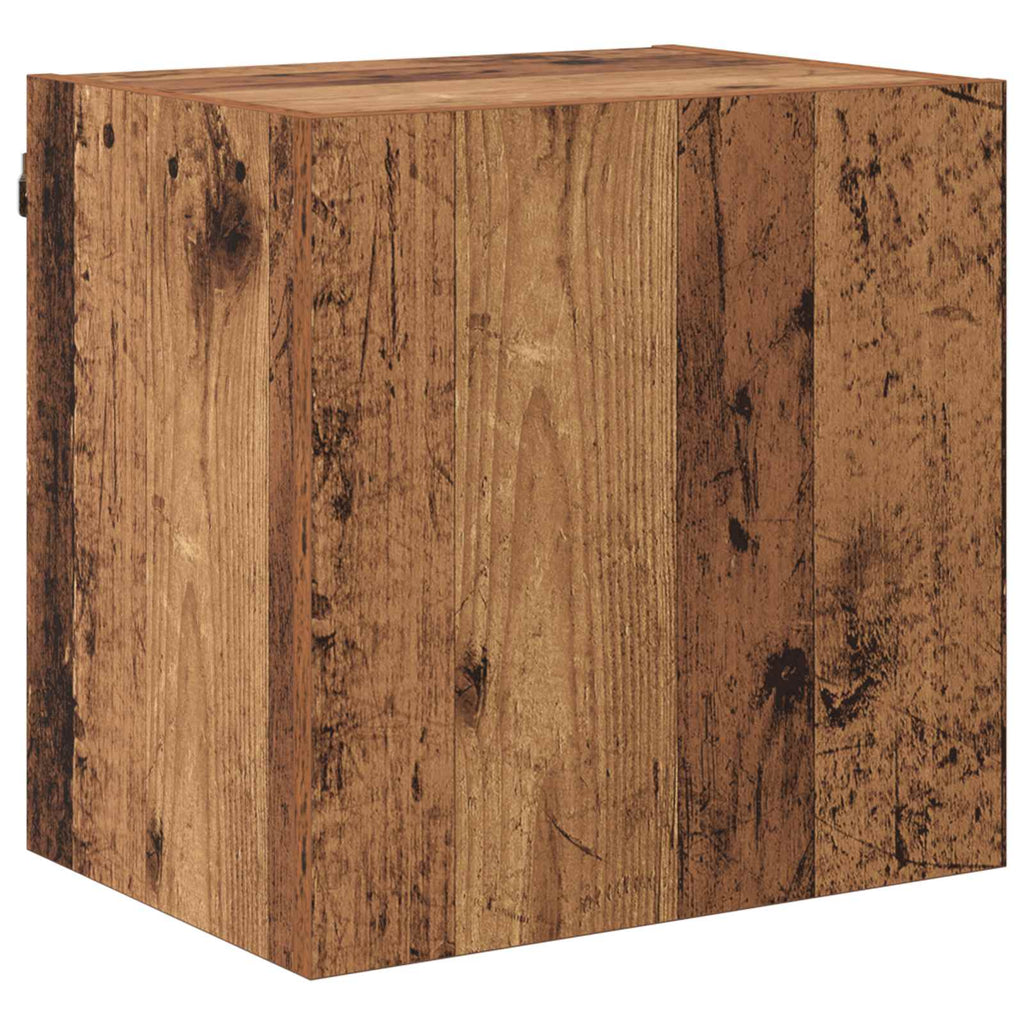 Unidad de Pared para TV 5 pcs Madera envejecida