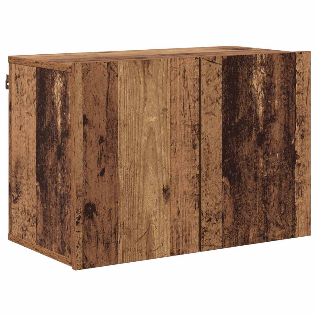 Unidad de Pared para TV 5 pcs Madera envejecida
